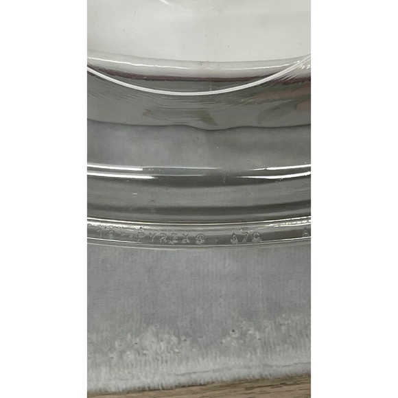 CorningWare A-1 1/2-B 1.5L Floral Watercolor Casserole Dish w/PYREX Lid Vtg - Picture 9 of 9